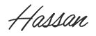 Signature of Hassan